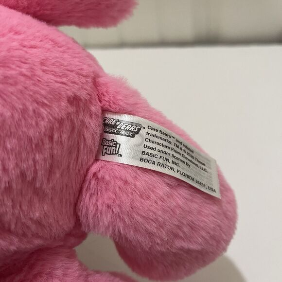 Care Bears CHEER BEAR Plush Stuffed Animal Rainbow Pink 13" Toy 2020 - Picture 9 of 10
